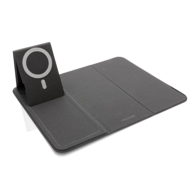 Mousepad cu incarcare wireless ergonomic NEGRU