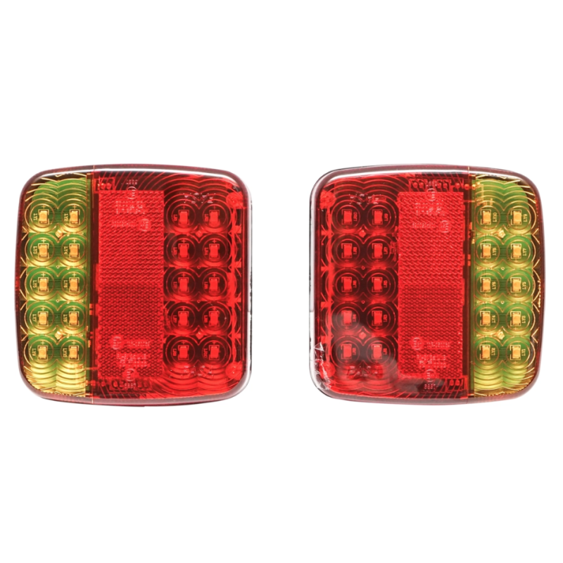 Set 2 lampi auto cu FIR 12/24V 5 functii Pentru Remorca