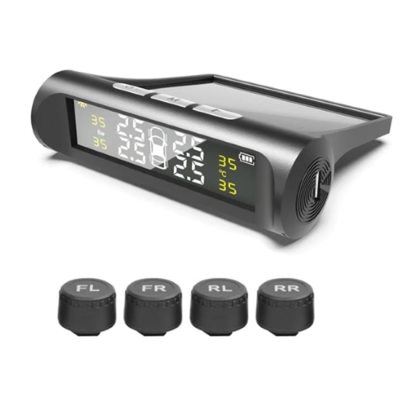 Sistem de Monitorizare a Presiunii in Anvelope 4 Senzori Solar + USB
