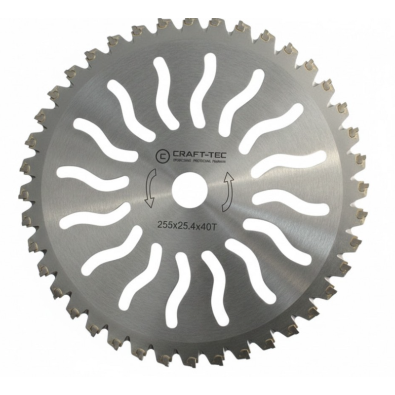 Disc motocoasa NR 10 de 255x25.4x40T arbusti dinti vidia model SOARE MX1017