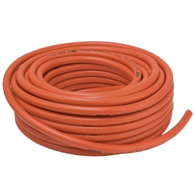Furtun gaz 25m int 8mm ext13mm portocaliu ITALIA MX020