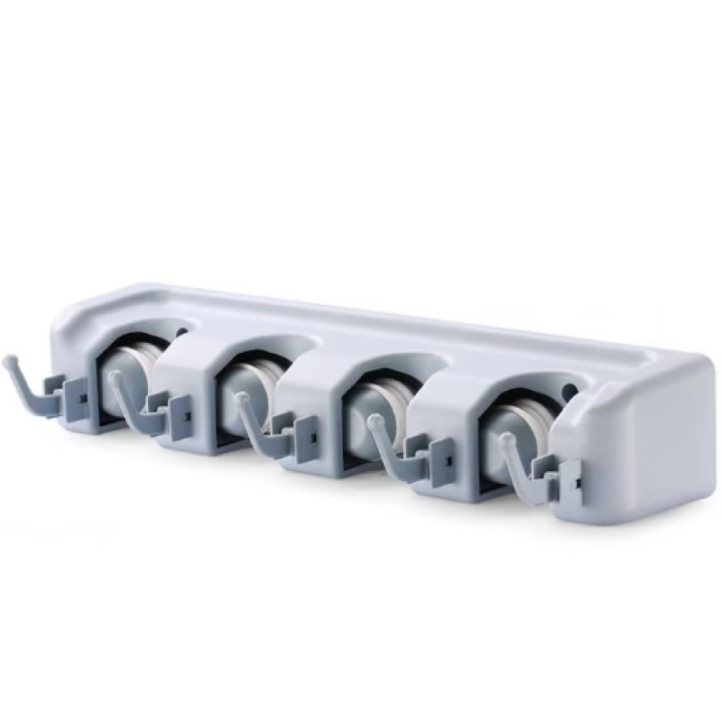 Suport de perete pentru 4 maturi si mopuri Broom Holder