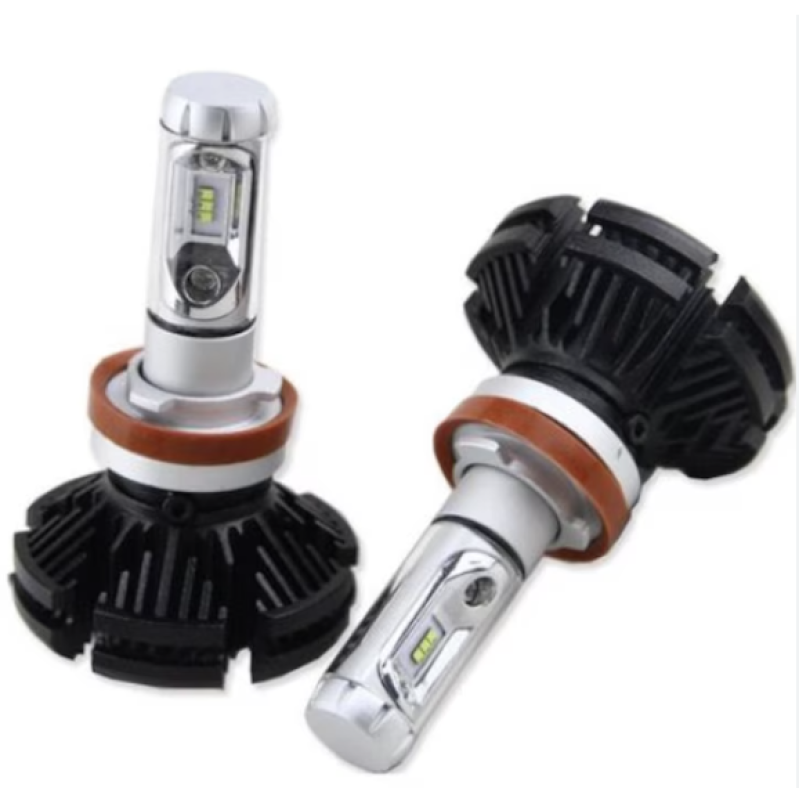 Set 2 becuri LED auto X3 H4 cu doua faze putere 50W 6000 lumeni temperatura 6000K