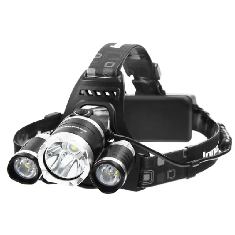 Lanterna de CAP TRIPLA 3 LED Cree-XML T6