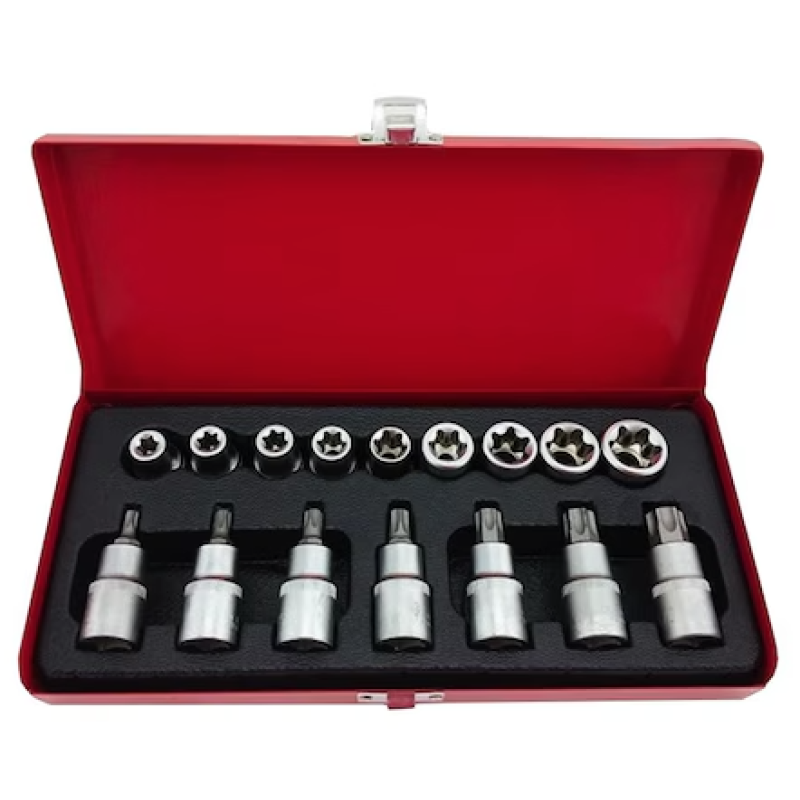 Trusa MLG-2029 16 piese chei tubulare capete biti torx