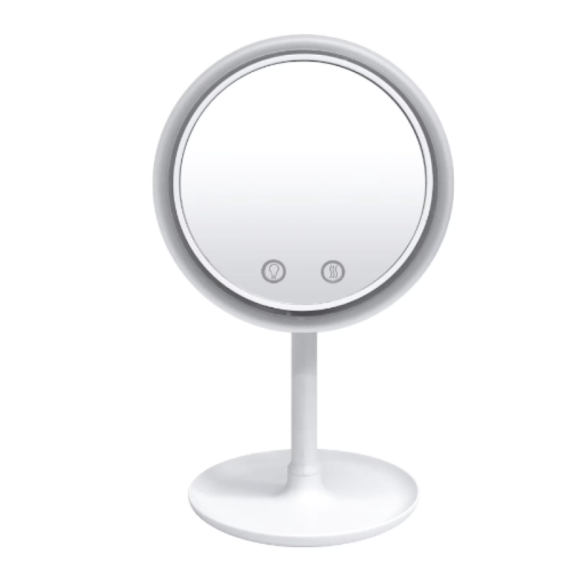 Oglinda make-up cu lumina si ventilator