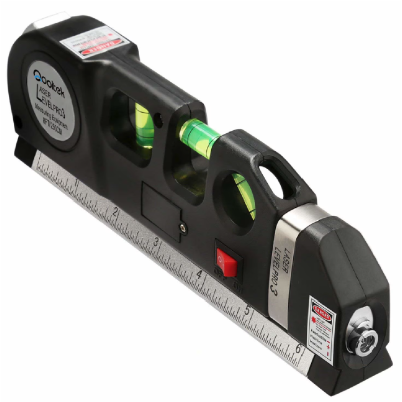 Nivela cu Laser Level Pro3 Multifunctionala cu Boloboc si Ruleta