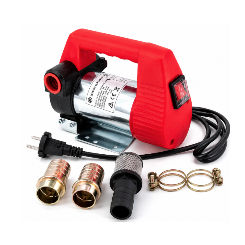 Pompa electrica 220v transfer motorina, 40L/ min maner ROSU