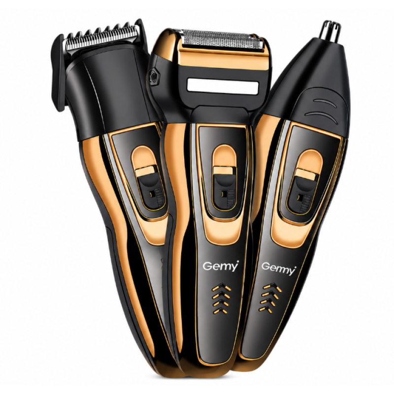 Set masina de tuns si ras 3 in 1 Geemy GM 595