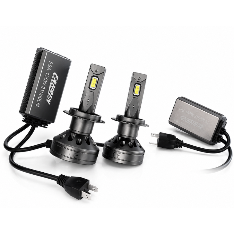 Set 2 becuri auto F9A LED H7 Canbus 150W 6000K 11000Lm 12V fara eroare