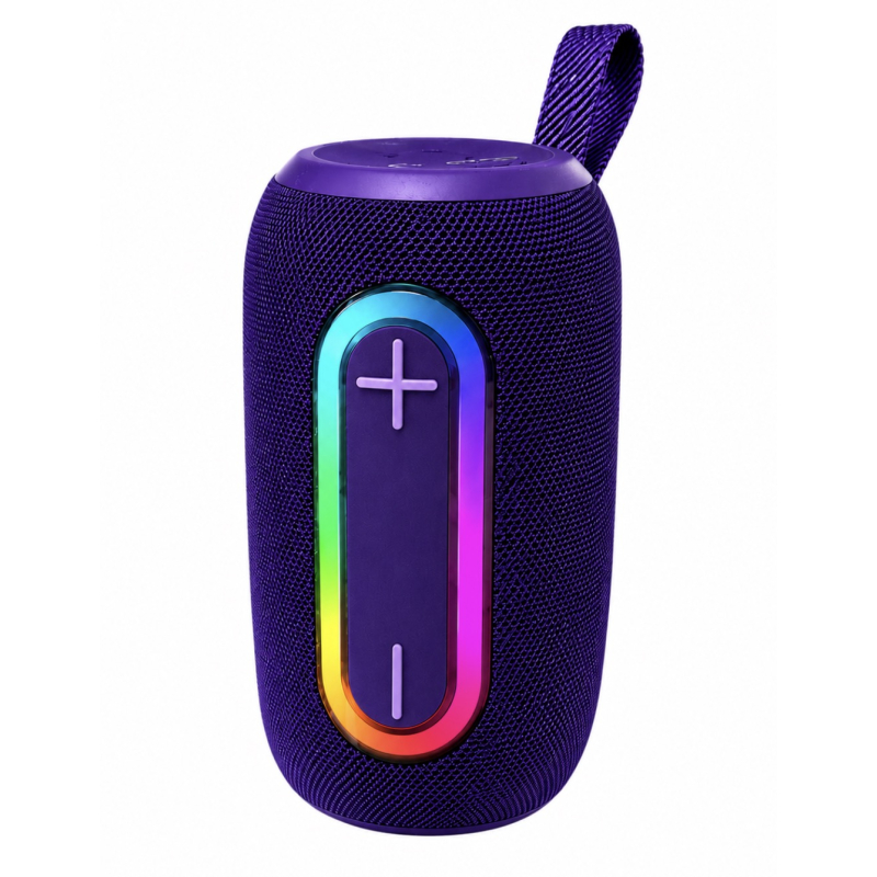 Boxa portabila bluetooth KP 833 RGB LED USB Card TF AUX
