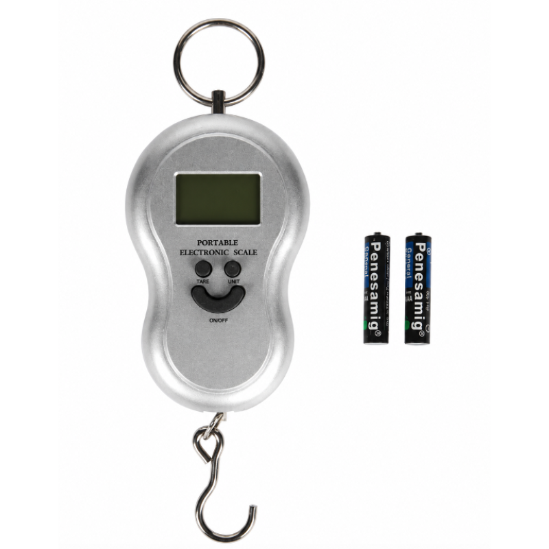 Cantar electronic portabil 40 Kg cu carlig si afisaj digital baterii Incluse colorat MX939