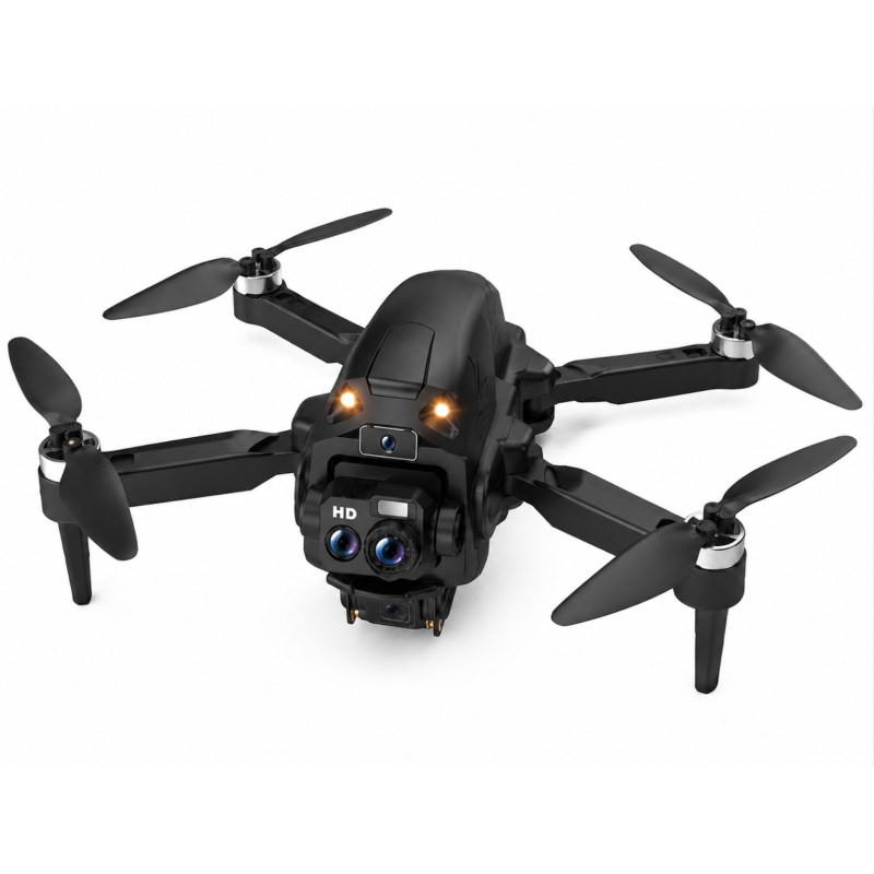 Drona Andowl GST69 cu camera 4K zbor stabilizat pana la 120 metri culoare neagra