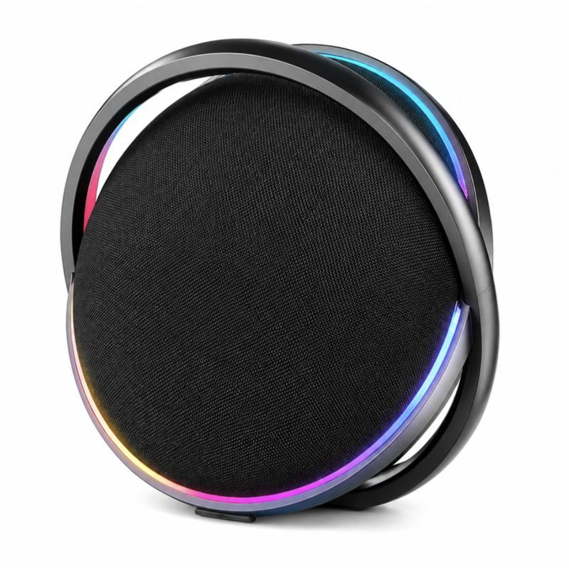 Boxa Portabila bluetooth KP 8004 putere 15W lumini RGB baterie 1500mAh USB AUX TF Hands Free