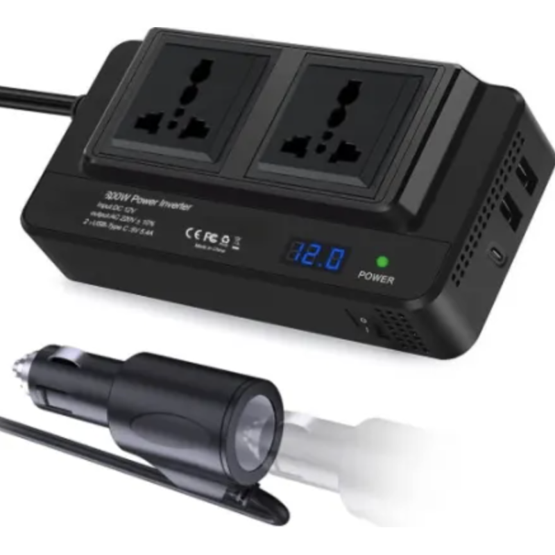 Invertor curent auto 300W 12V/220V USB CC8200