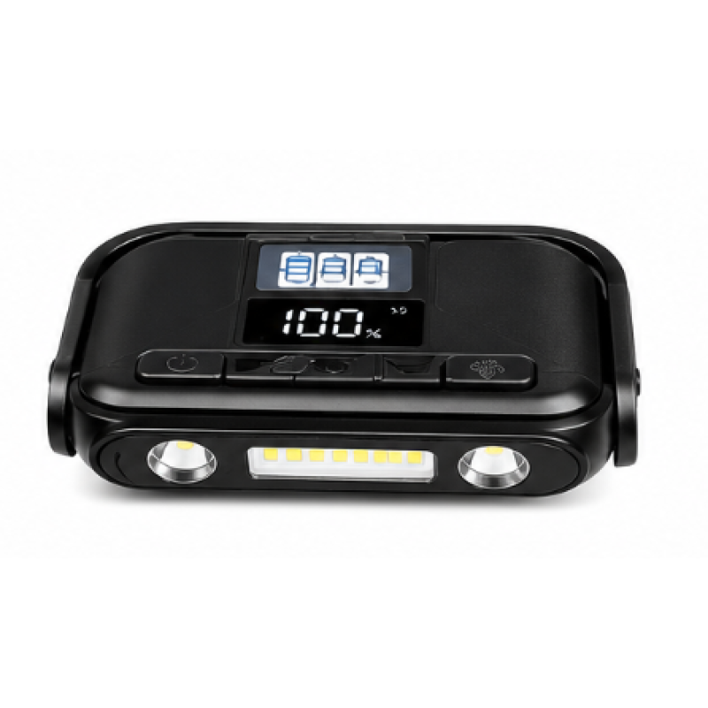 Lanterna LED pentru sapca COBA CB M296 RGB + Lumina alba 10 Moduri de Iluminare
