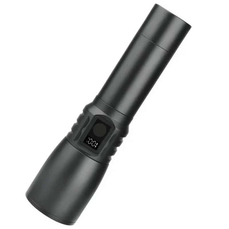 Lanterna LED de mana profesionala COBA CB X86 1 cu Power Bank Afisaj Digital