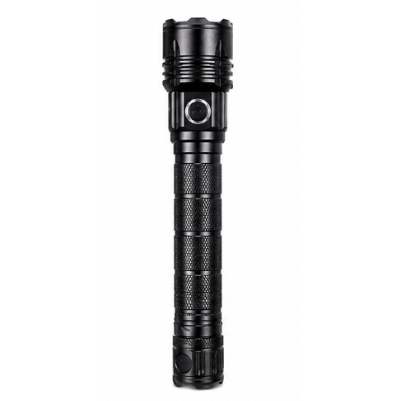Lanterna LED Profesionala COBA CB B203 4 Zoom Telescopic 4 Culori de Lumina 33cm