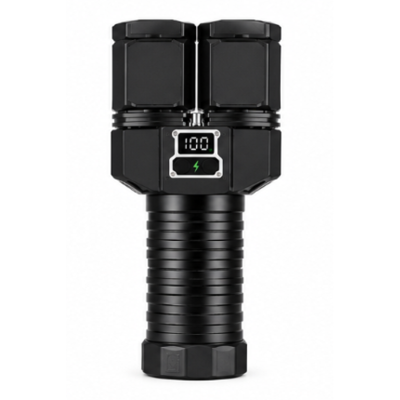 Lanterna de mana LED Profesionala COBA CB 2508 de 1500W 40000mAh 3000m Raza LED Principal + Lumina Laterala
