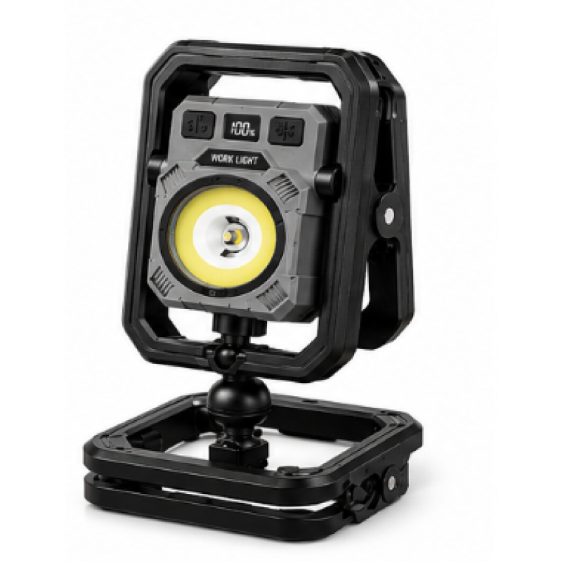 Lampa multifunctionala LED COBA CB G22S reincarcabila USB magnet carlig rotativ si Suport Reglabil 360