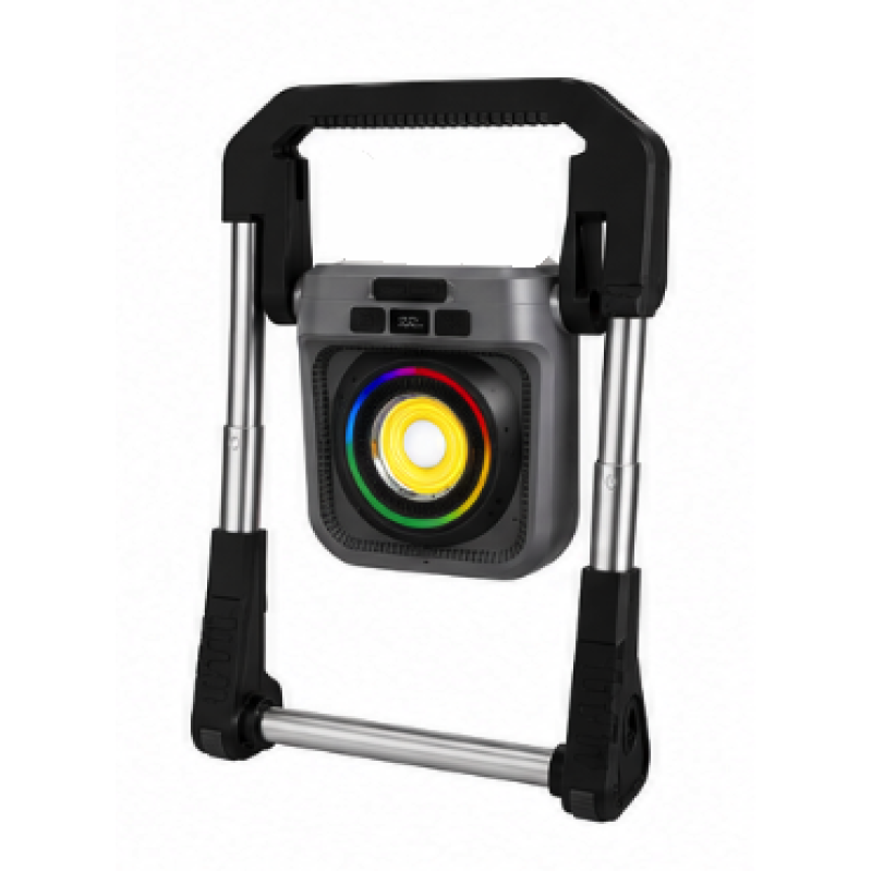 Lampa LED COBA CB G25S RGB + COB reincarcabila USB inaltime reglabila 10 Moduri de Iluminare