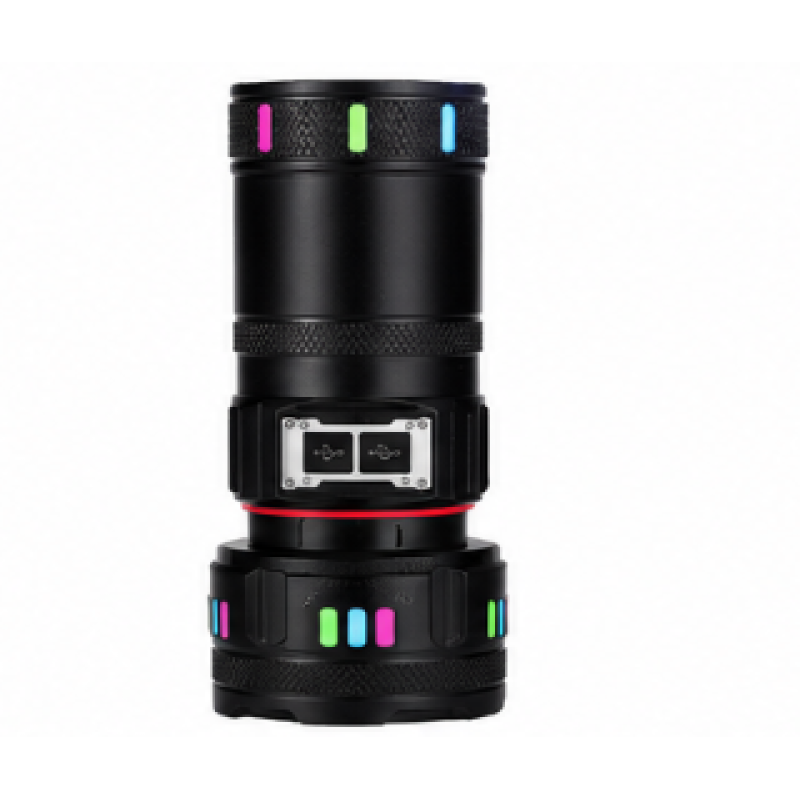 Lanterna de mana LED YEMAO YMG37Y de 30W cu Zoom reglabil si led Lateral