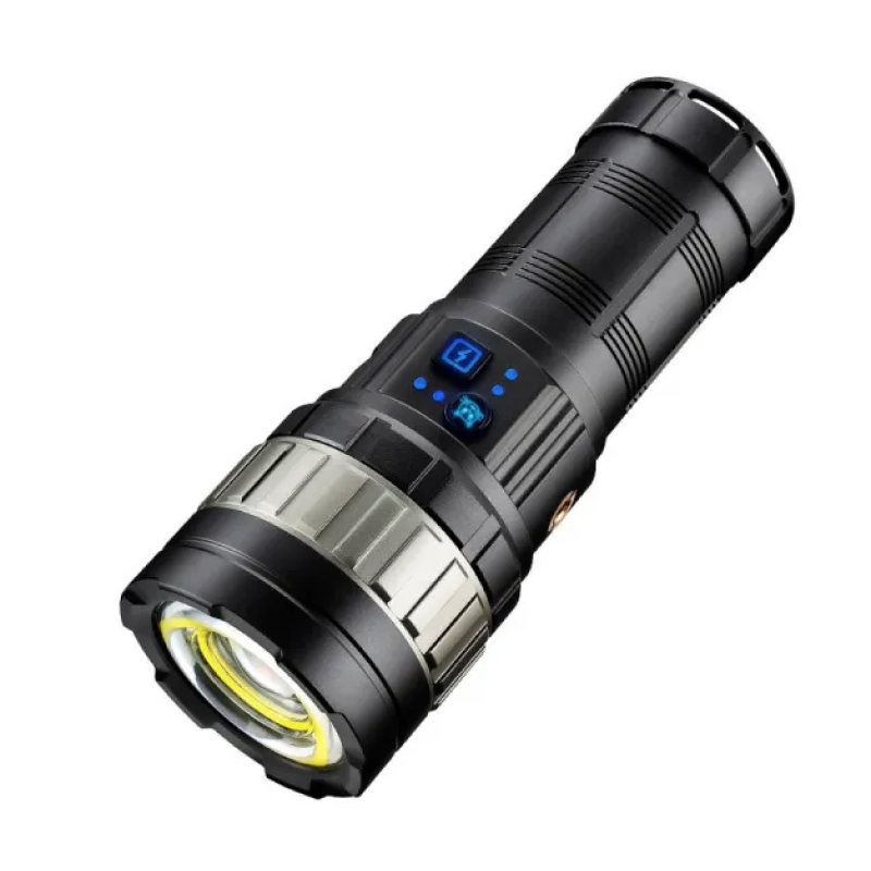 Lanterna de mana LED YEMAO YM G931 putere 30W TG + COB Zoom Power Bank