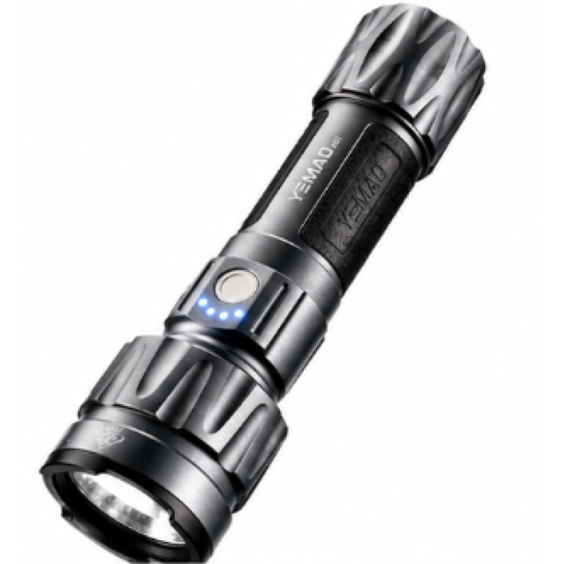 Lanterna Tactica de mana YEMAO YM A81 Raza 1000m Acumulator 21700 USB Type C