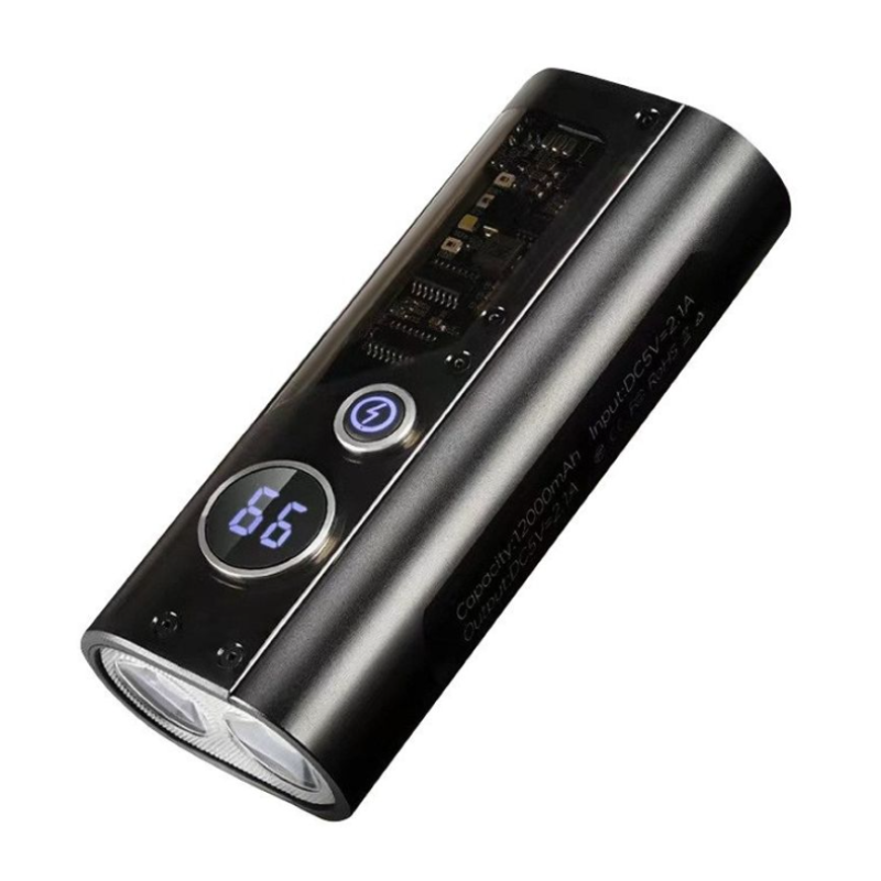 Lanterna multifunctionala YEMAO YM B200 cu 2 led×P50 + RGB 12000mAh Power Bank