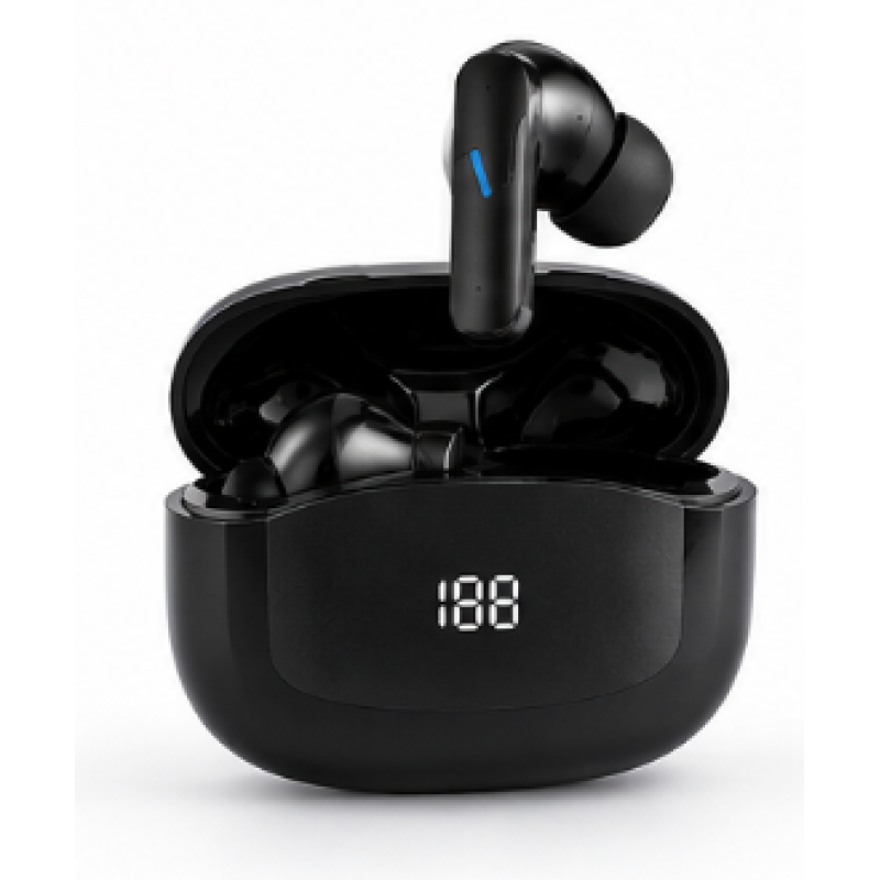 Casti Wireless TWS Mate 80 Bluetooth Pure Bass carcasa cu afisaj digital