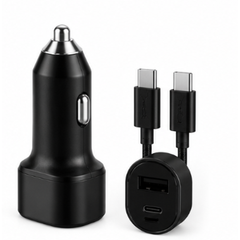 Incarcator auto rapid Dual Port USB + USB Type C 45W + 15W