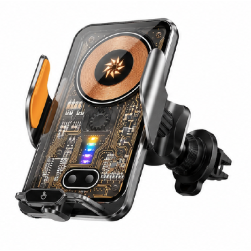 Suport Auto Magnetic M7 cu incarcare Wireless pentru telefon