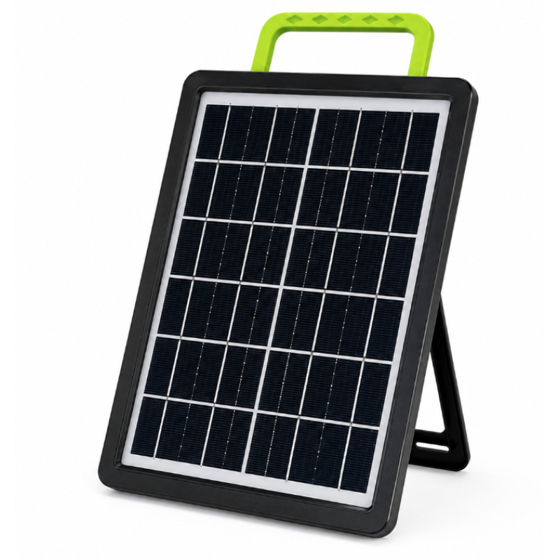 Panou solar 20W cu acumulator 2400mAh GD 120S portabil ABS cu cabluri de incarcare 37x38 cm