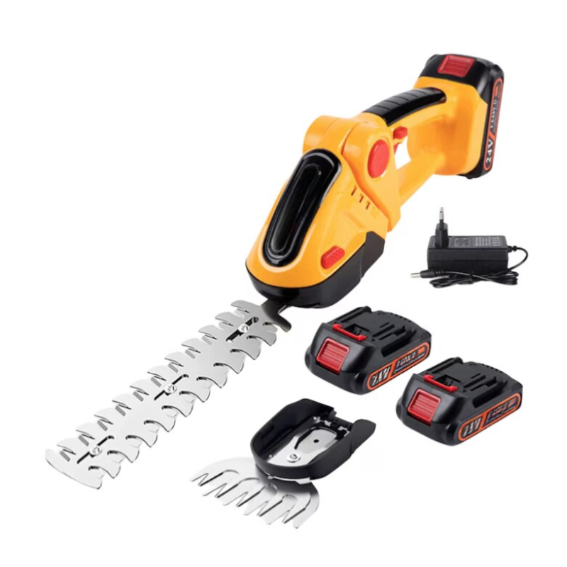 Foarfeca electrica LEIHMANN cu 2 acumulatori 48v/5ah pentru taiat gard viu