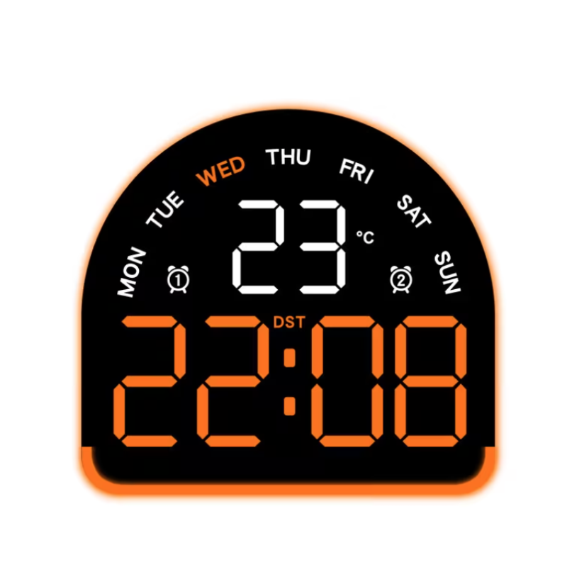 Ceas Electronic LED 5522 Multifunctional cu Lumina Ambientala de masa cu alarma afisaj temperatura