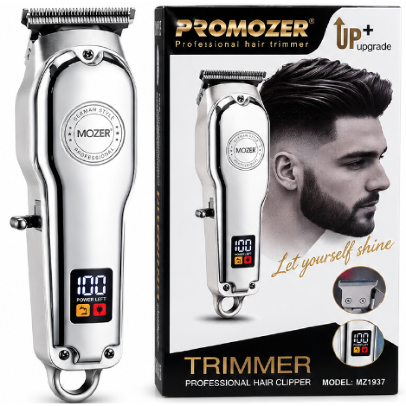 Masina de Tuns Profesionala PROMOZER MZ 1937 display digital design ergonomic