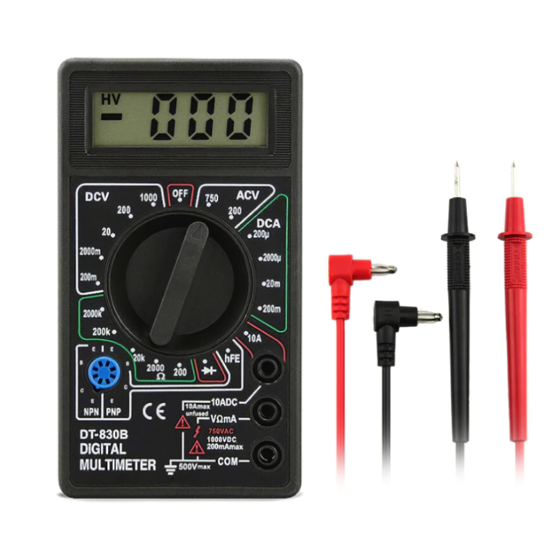 Multimetru Digital DT830B Tester Universal pentru Tensiune si Curent