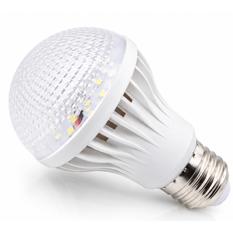 Bec LED 12V 7W cu Fasung E27 Lumina Alb Rece pentru rulota camping si sisteme solare