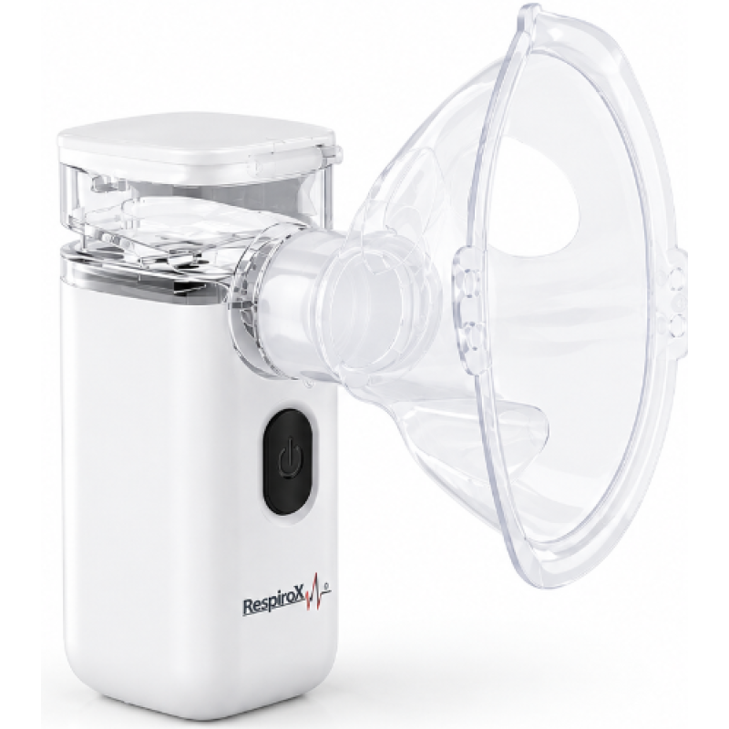 Nebulizator portabil Mesh Respirax reincarcabil mini cu masca pentru adulti si copii