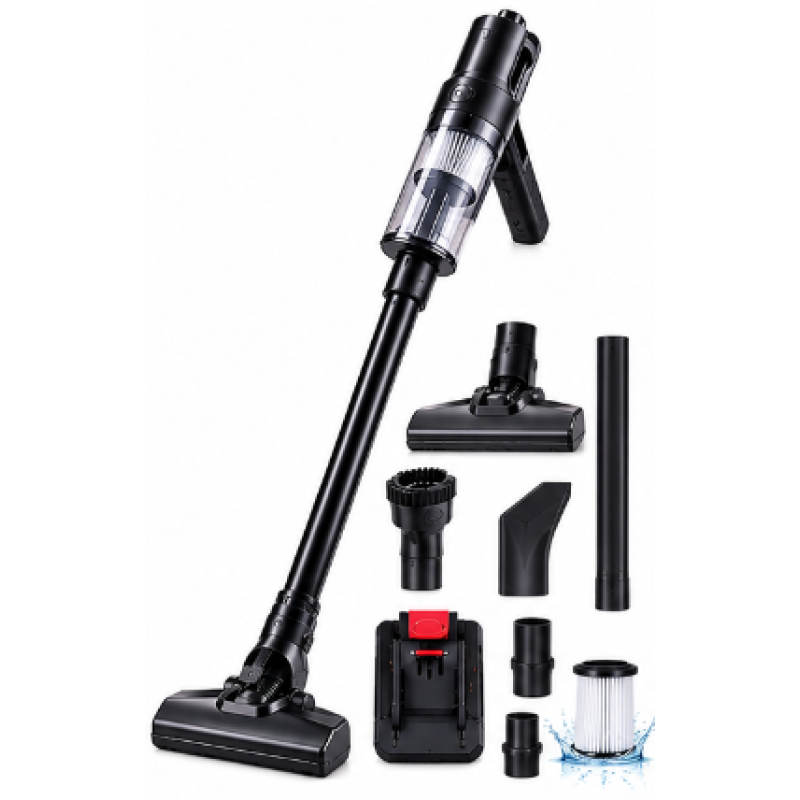Aspirator Vertical fara fir C6 MINI 2 In 1 portabil cu accesorii multiple pentru casa masina si birou