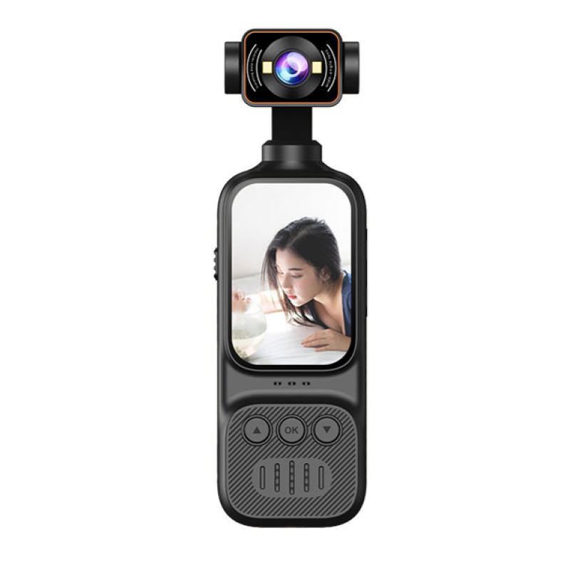 Mini Camera Video Sport 4K UHD cu Obiectiv Rotativ 270 grade Unghi Larg 170 WiFi Ecran LCD 2 inch