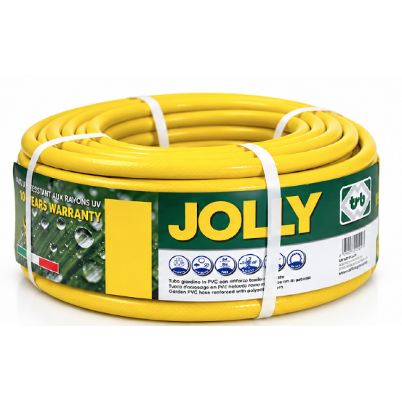 Furtun de Gradina Jolly Flex 1" de 25 m cu 3 Straturi cu Insertie MX1352