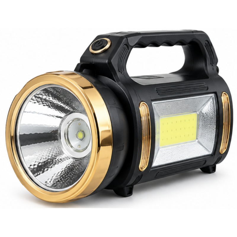 Lanterna LED Multifunctionala T 925B de 10W LED Alb si Rosu COB reincarcabila USB pentru Urgente si Camping