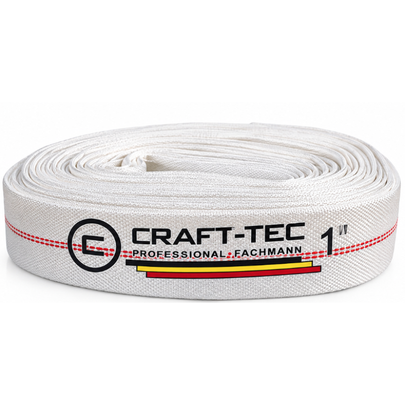 Furtun pompier 1'' 20M 8 BARI ALB FARA cuple Craft tec MX1208