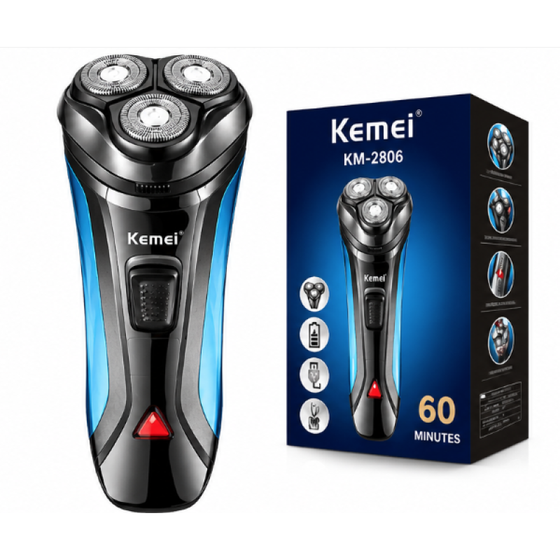 Aparat de Ras electric reincarcabil Kemei KM 2806 USB
