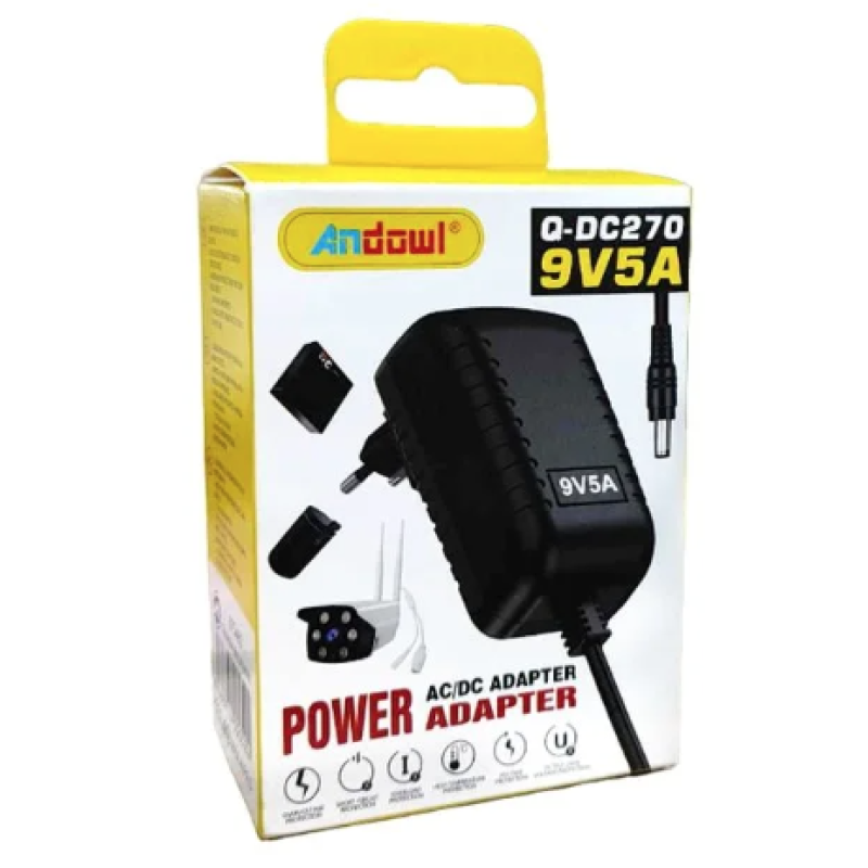 Adaptor Unversal 9V5A AC/DC Andowl QDC270