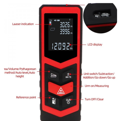 Dispozitiv de masurare a distantei cu laser digital Q CS10
