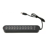  HUB extern 10 porturi USB Q HU2148 conectare prin USB 2.0 cu LED