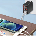 Adaptor priza X82 cu 8 porturi USB 3.0 putere 40W