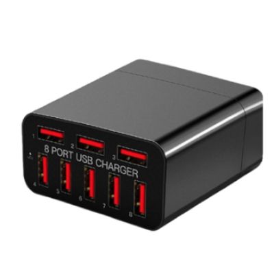 Adaptor priza X82 cu 8 porturi USB Qualcomm 3.0 40W